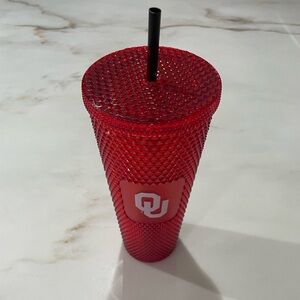 NWT Starbucks x UO University of Oklahoma Red Studded Tumblr #boomer #sooner #OU
